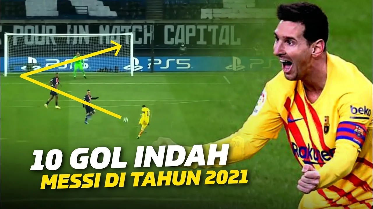 MENGEJUTKAN DUNIA  Inilah 10 Gol Terbaik Lionel Messi