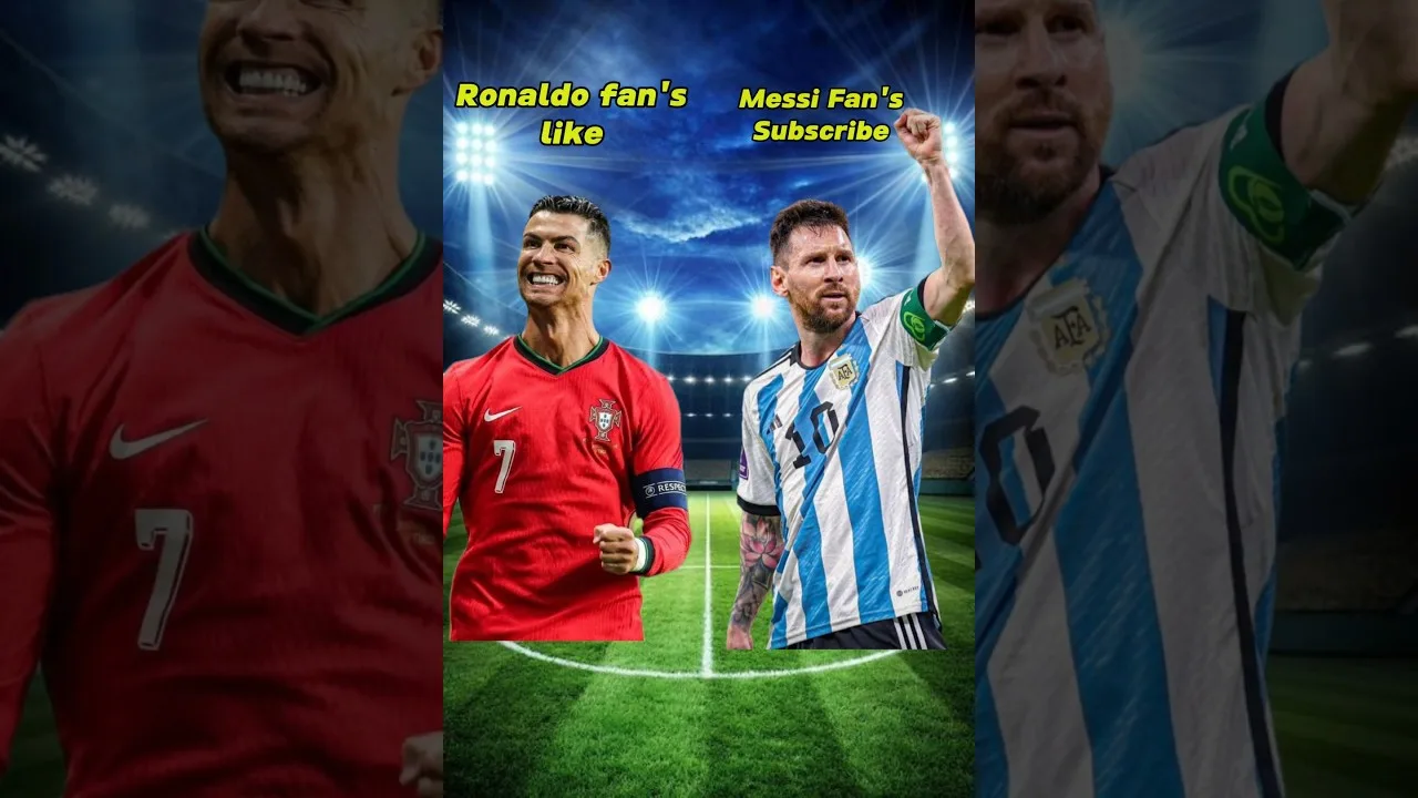 L’équipe du Portugal de Cristano Ronaldo contre l’équipe de Leo Messi Arjentina #shorts #footballshorts #football