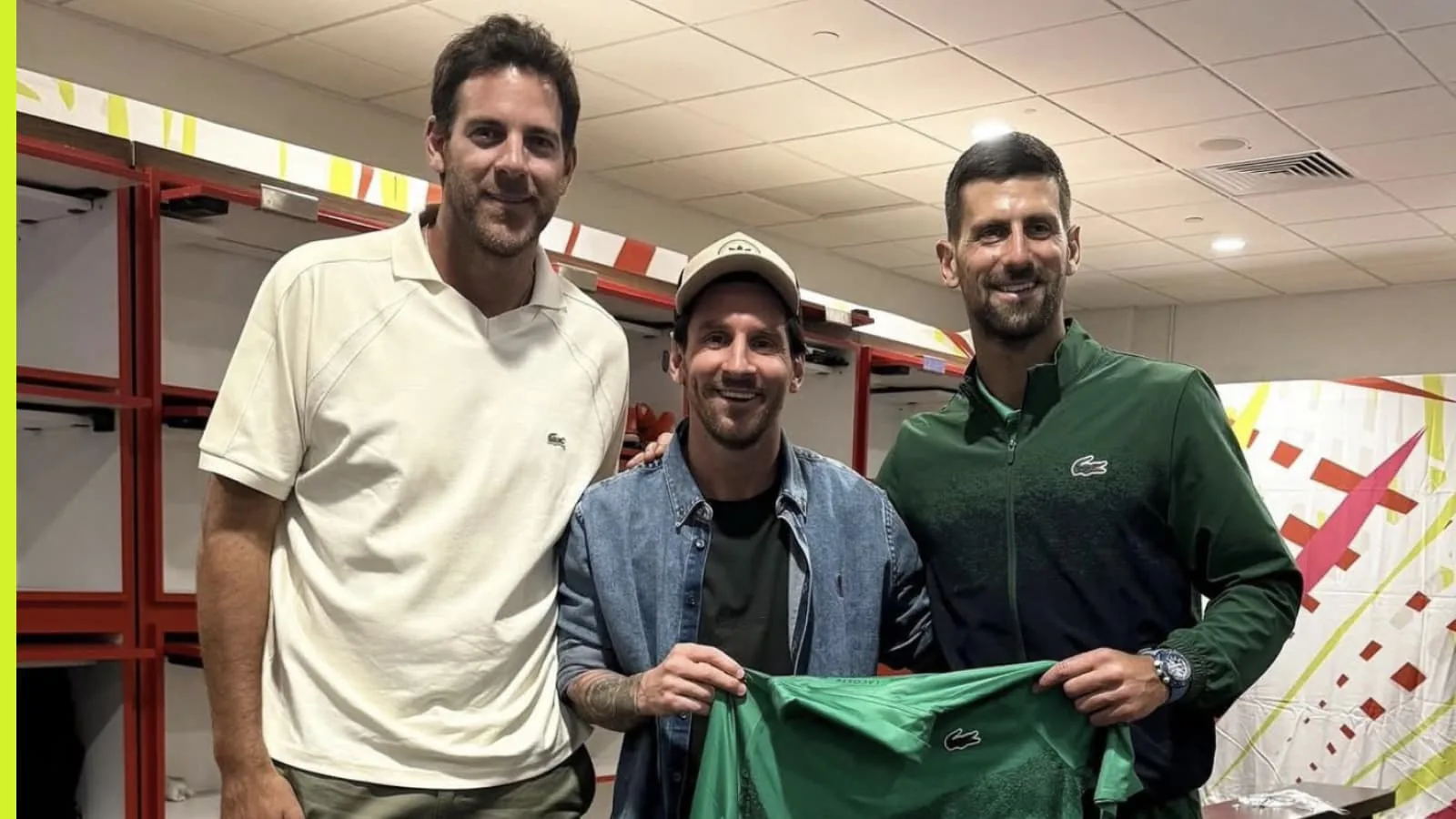 Novak Djokovic donne sa réaction après avoir échangé des cadeaux avec Lionel Messi à Miami Open
