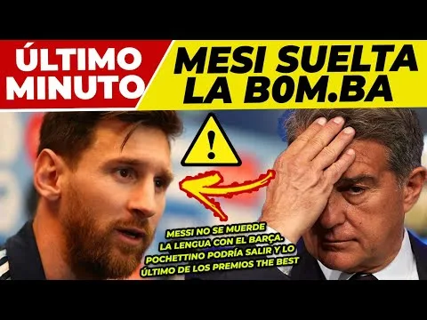 ¡B00M! DURO G0LPE de LEO MESSI al BARÇA  NOMINADOS