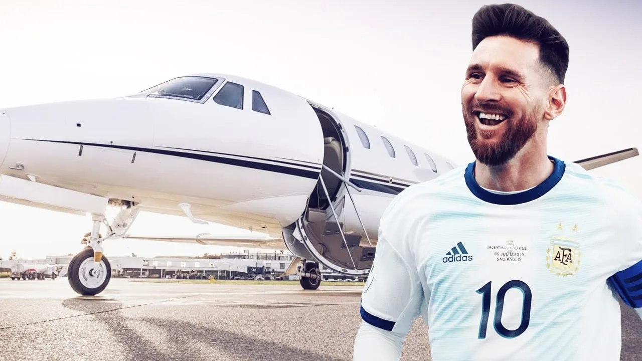Lionel Messi prête son avion à 15M€ à ses coéquipiers pour