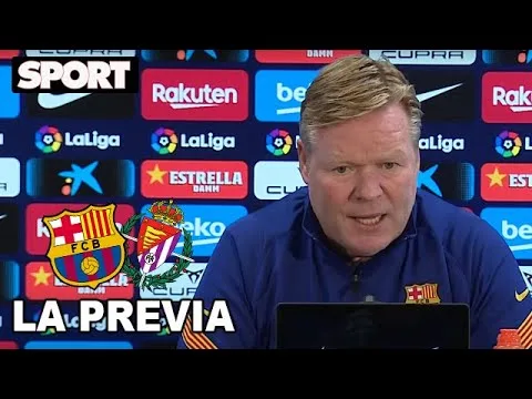 RUEDA DE PRENSA de KOEMANPREVIA FC BARCELONA-VALLADOLID: