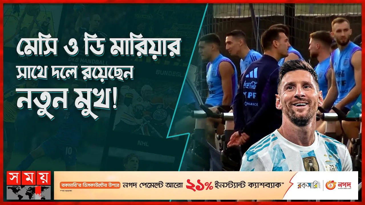পানামা ও কুরাকাওয়ের বিপক্ষে আর্জেন্টিনার ৩৫ সদস্যের দল |