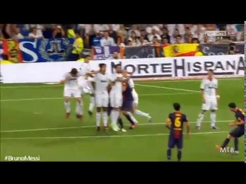 21 Goles de Leo Messi al Real Madrid