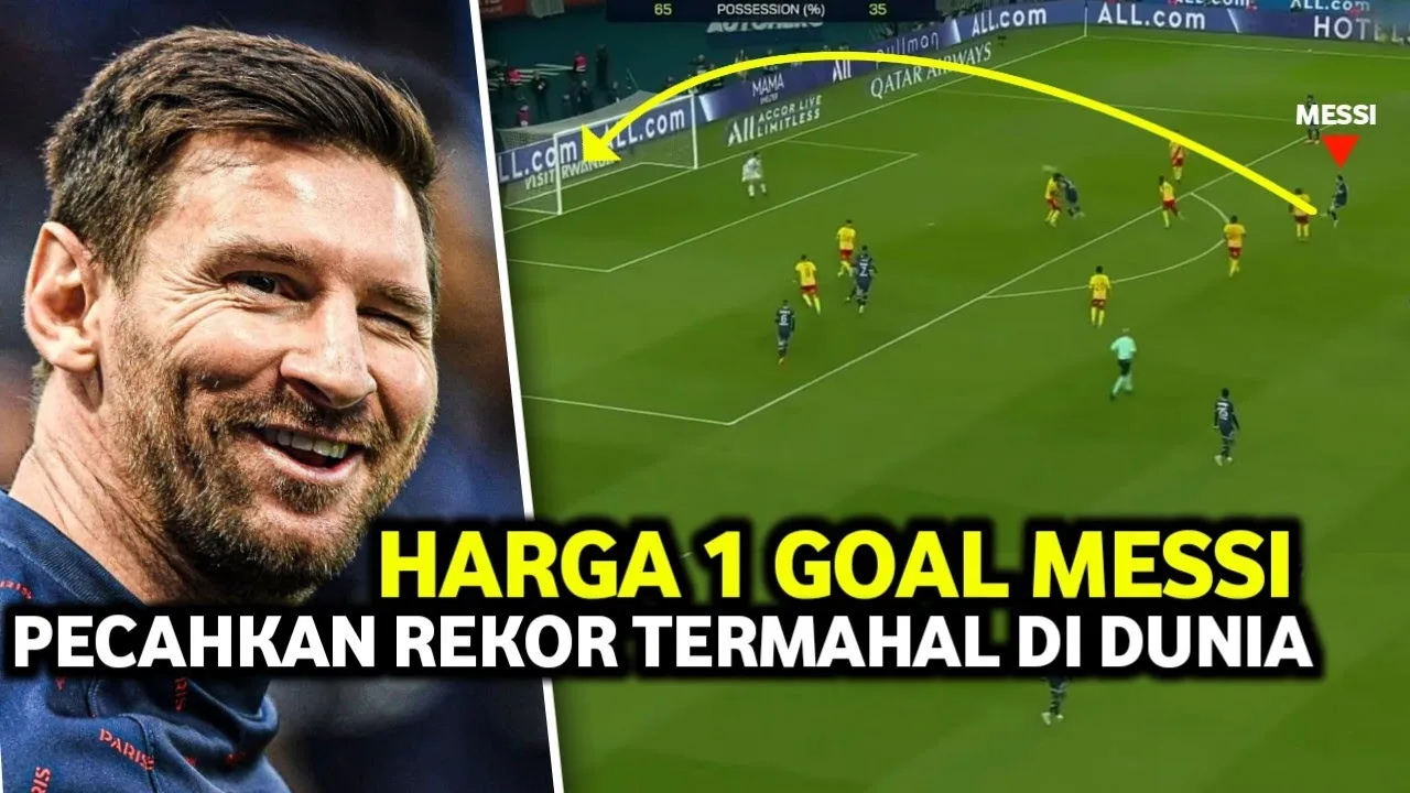 REKOR G1L4  Super Mahal Bandrol Kaki Kiri Leo Messi