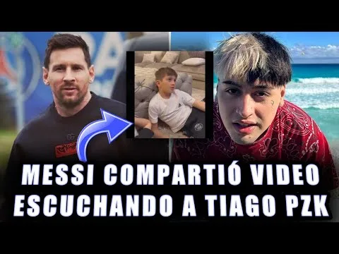 LEONEL MESSI SIGUIÓ a TIAGO PZK y COMPARTIÓ un VIDEO de su