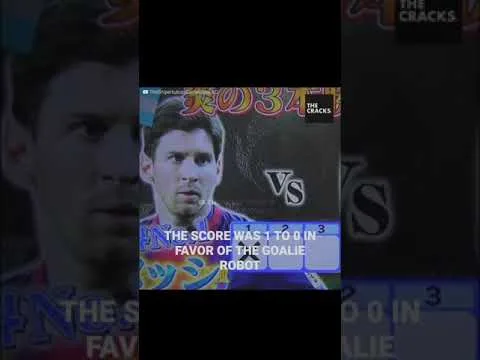 Lionel Messi vs Robot goalkeeper | #Shorts