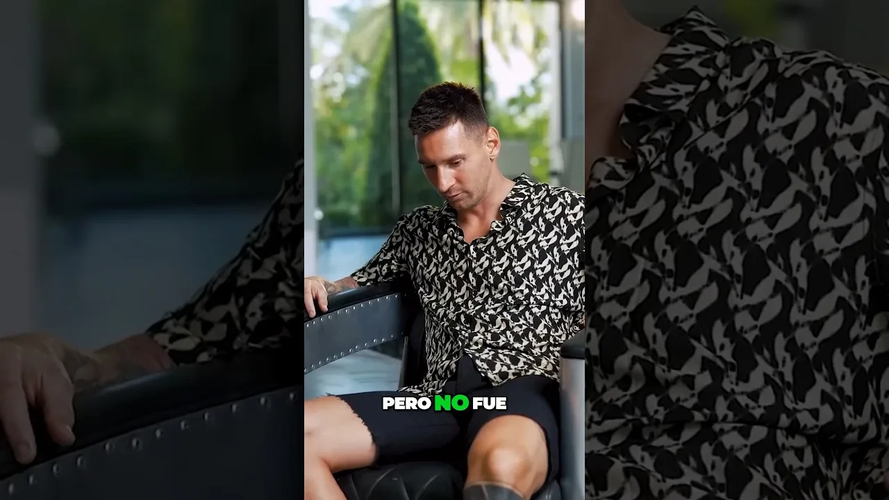 Messi habla del tatuaje de su pierna #messi #lionelmessi