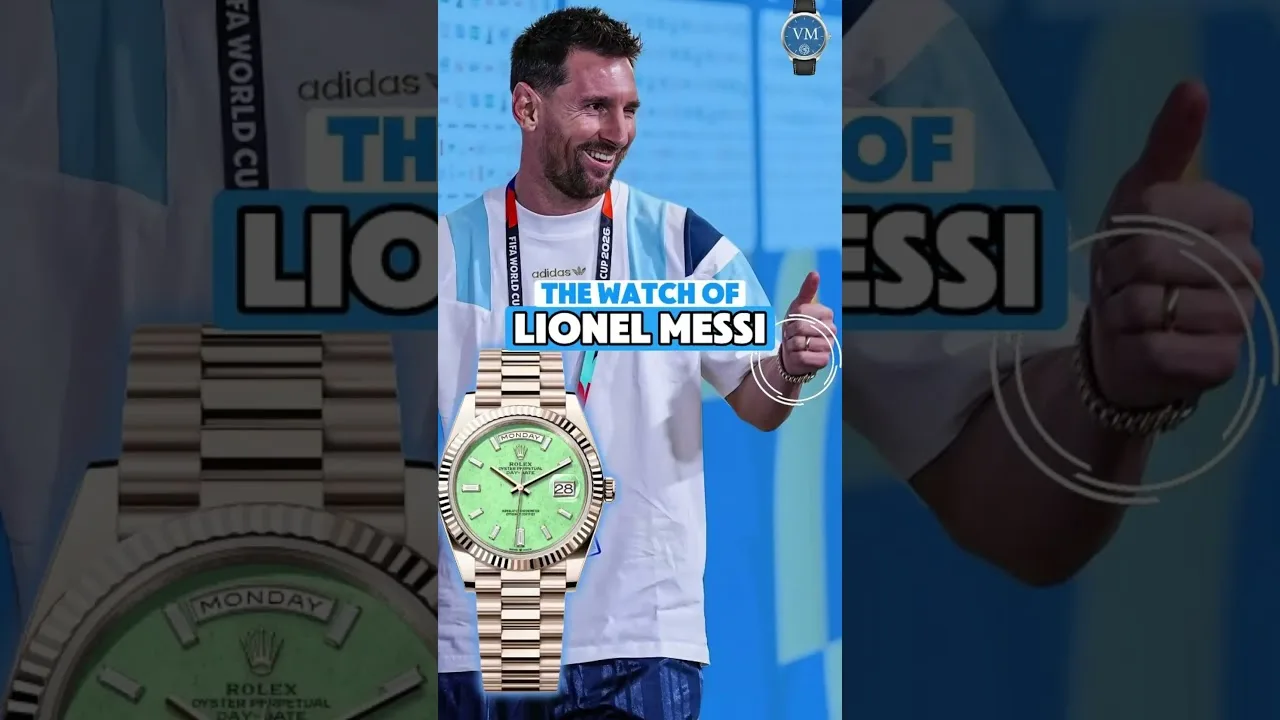 🔥 Lionel Messi FLECHE une nouvelle Rolex Day-Date à 62,5 000 $ avant le match contre l’Argentine et Hattrick 🇦🇷⌚