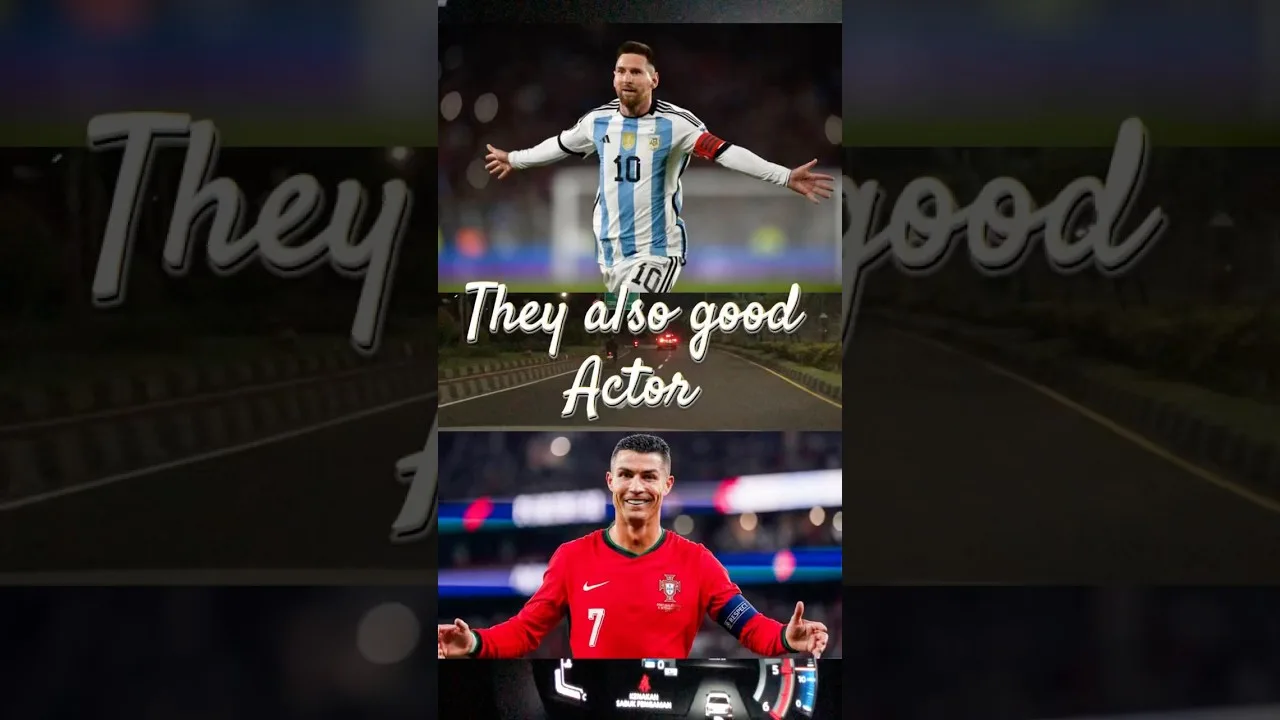 Cristiano Ronaldo and Leo Messi be a actor’s. #cr7 #messi #funnyfootball