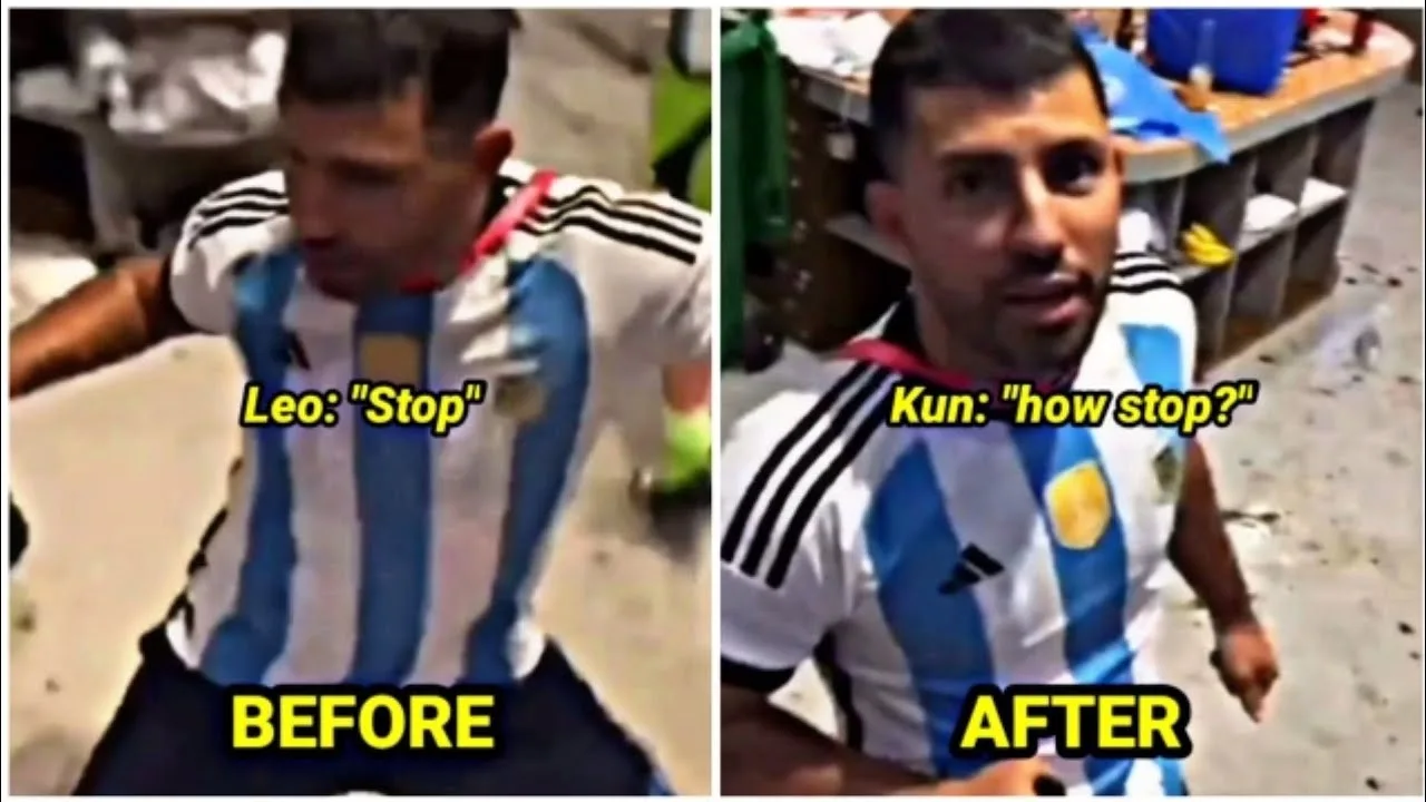 Lionel Messi got ANGRY at Sergio Agüero during