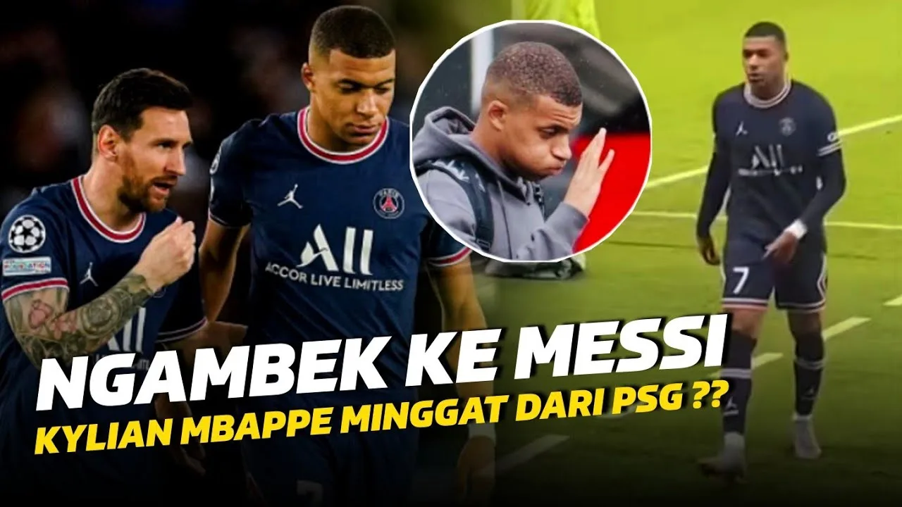 DIAM-DIAM BERMUSUHANSambil Marah, Kylian Mbappe Beri Kode