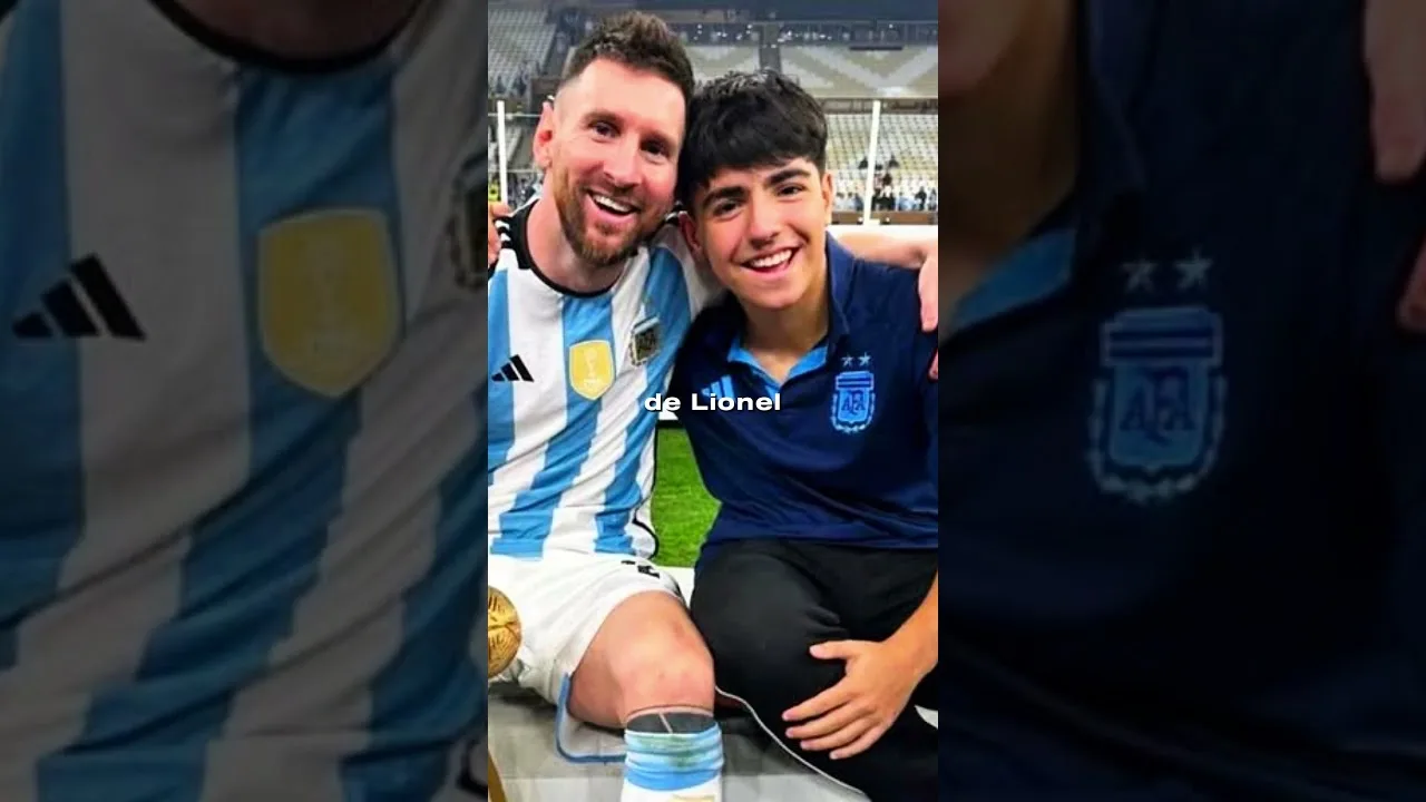 L’enfant le plus chanceux du monde #football #foot #leo #messi #shorts