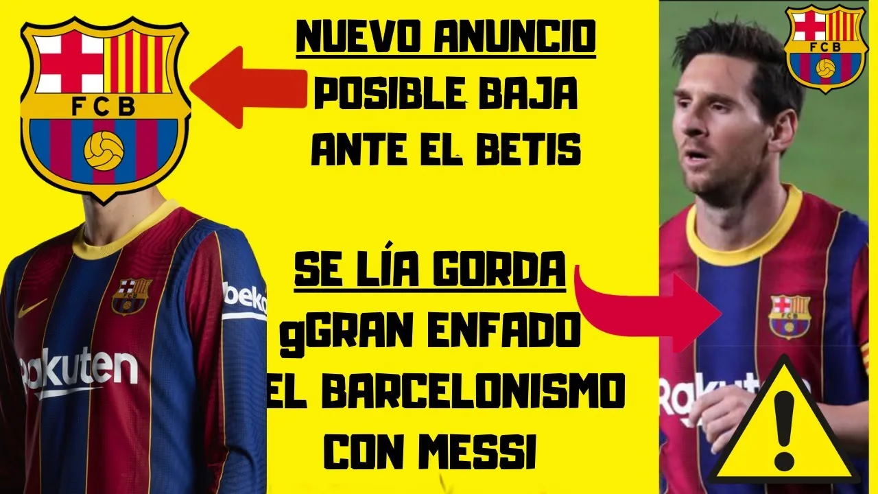 Brutal ESCÁNDALO sobre LEO MESSI. GRAN ENFADO de la