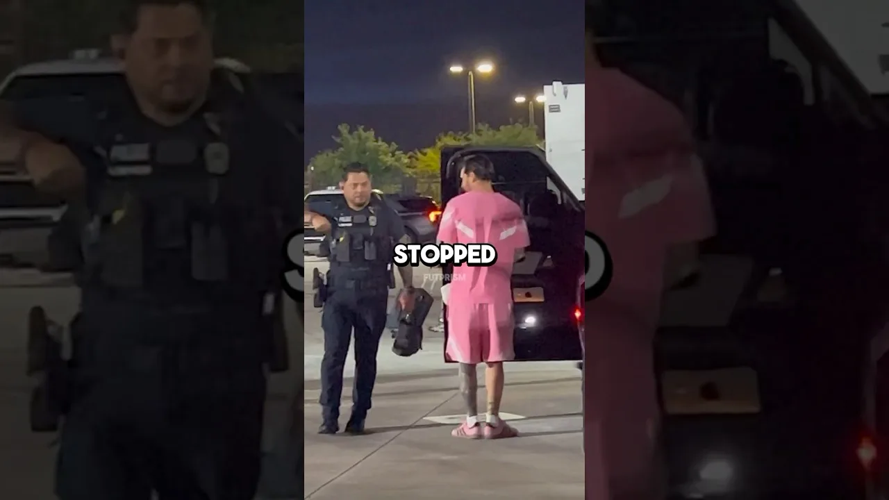 Lionel Messi Was Stopped By Police, Immediately After The Match 😡