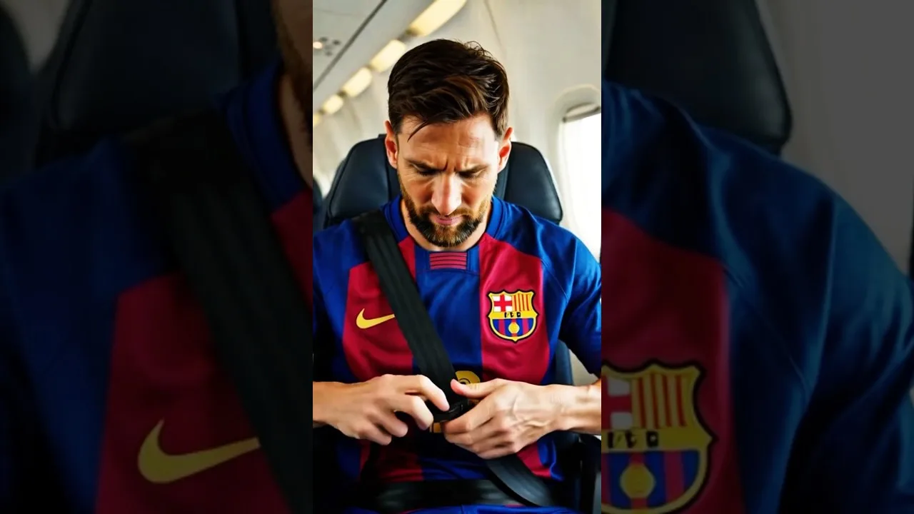 Cristiano Ronaldo Save Leo Messi Life ✈️😱