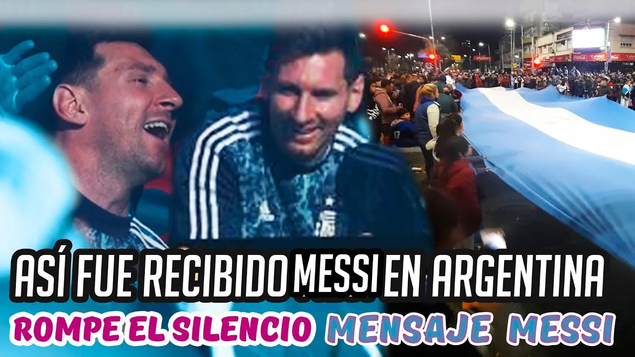 ASÍ FUE RECIBIDO MESSI, ROMPE el SILENCIO, ESTO DIJO TRAS