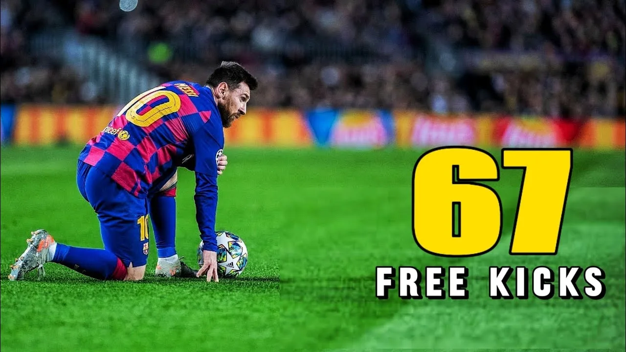 Lionel Messi – les 67 buts francs.