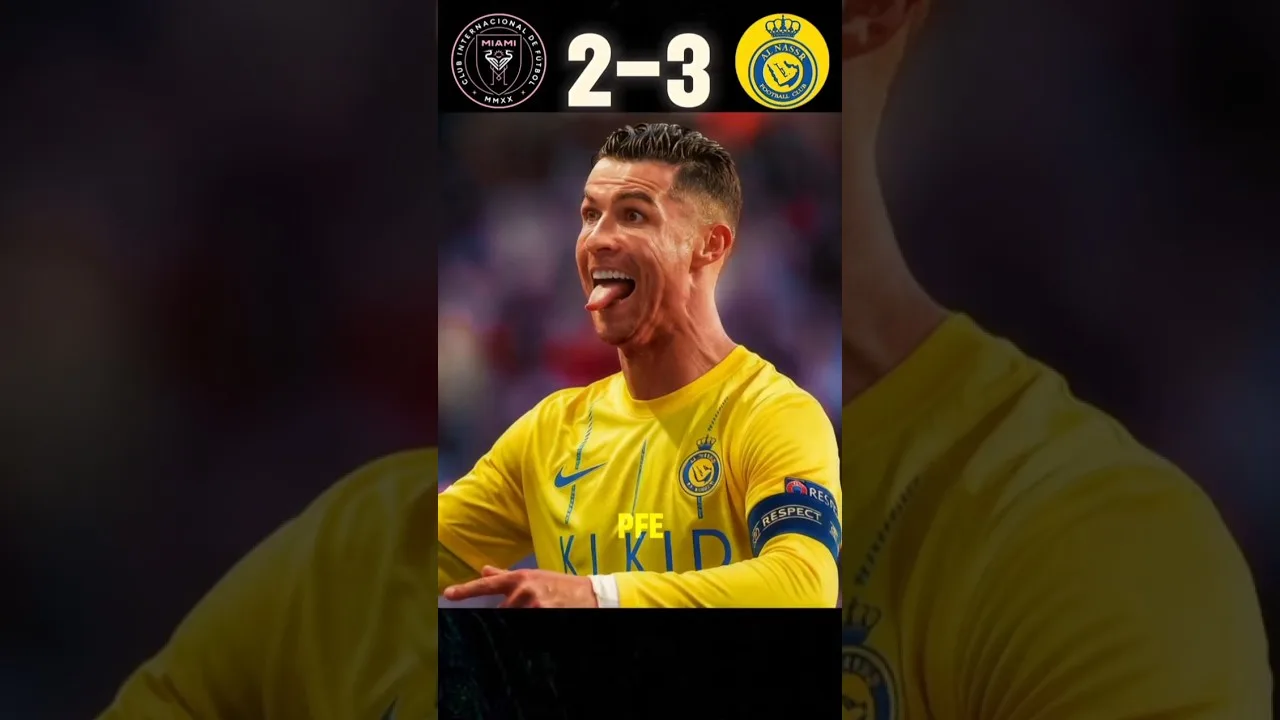 Le retour légendaire de Ronaldo contre l’Inter Miami 👑 | Messi contre Ronaldo 🔥🐐