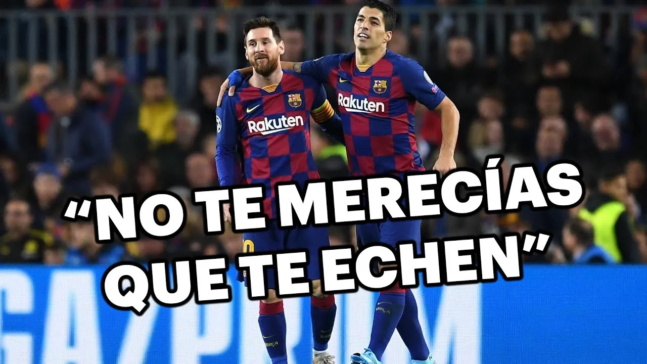 Lionel Messi despidió a Luis Suárez criticando al Barcelona