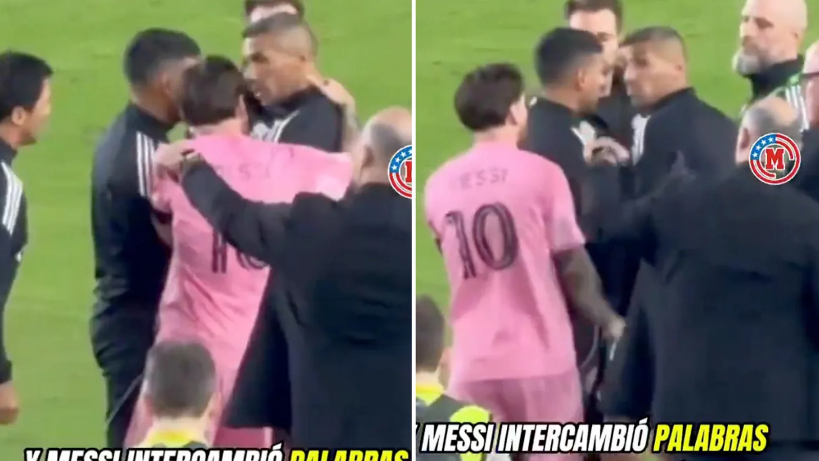 Moment choquant Lionel Messi attrape l’entraîneur de l’opposition par le cou et réprimande avec colère l’arbitre après le premier match d’Inter Miami
