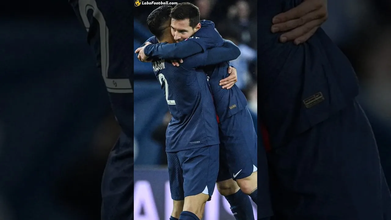 MESSI SAUVE LE PSG AVEC HAKIMI! #messi #hakimi #psg #ligue1