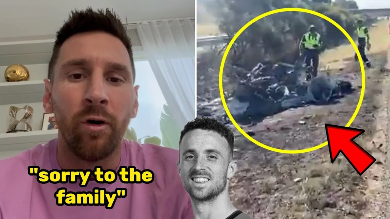 Lionel Messi a envoyé ses condoléances à la famille de Diogo Jota qui a abouti à sa mort dans un accident de voiture mortel