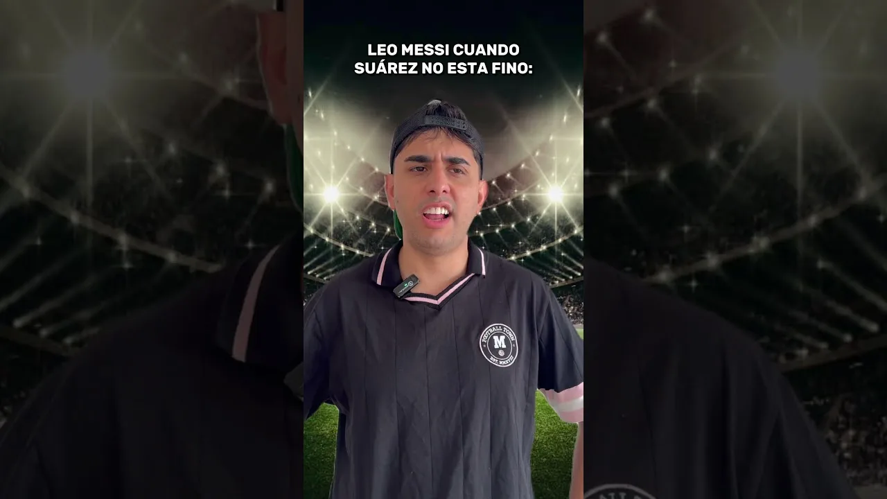 C’est ainsi que Leo Messi réagit lorsque Suárez Erra de nombreux objectifs 😂 #comedia #futbol #humorfutbolero