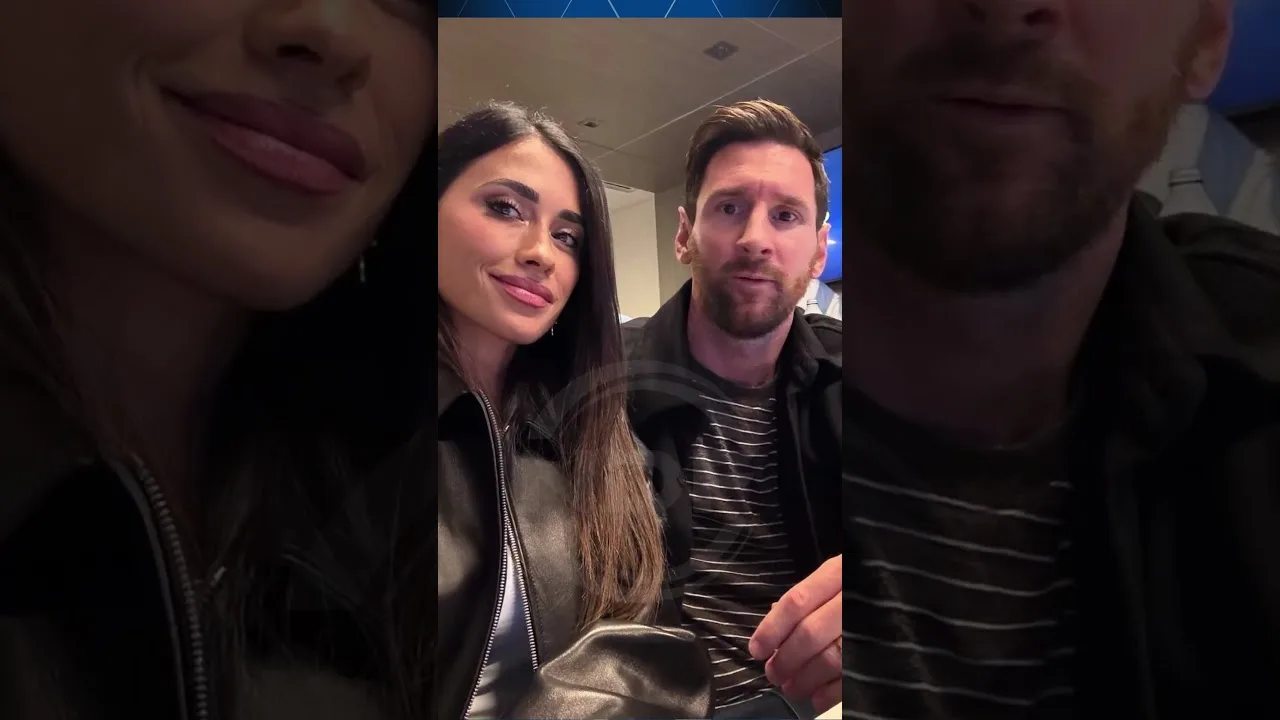Leo Messi et Antonela profitent du match contre l’Argentine 😍 #leomessi #messi #antonelaroccuzzo