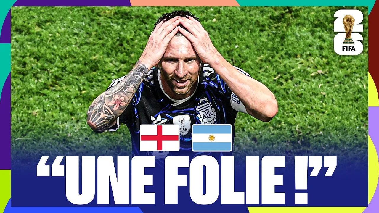 « C’est une FOLIE !! » – La RÉACTION de LIONEL MESSI après ANGLETERRE – ARGENTINE