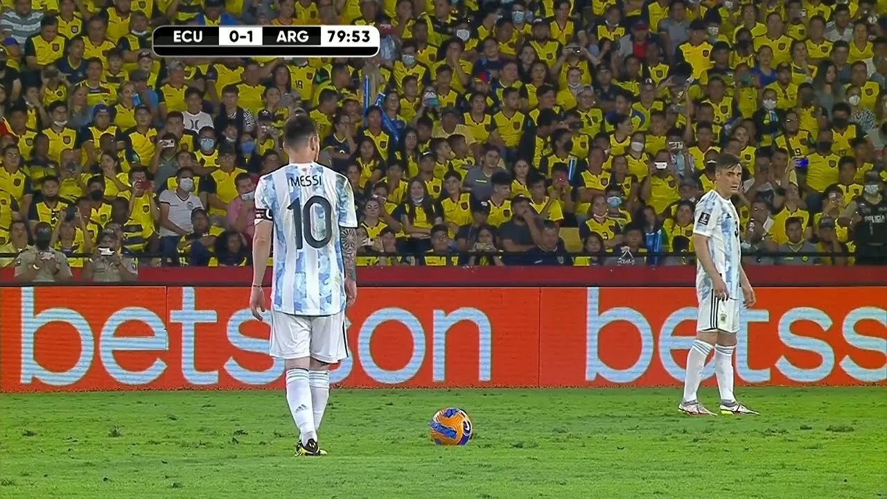Lionel Messi vs  Ecuador – WC 2022 South America Qualifiers