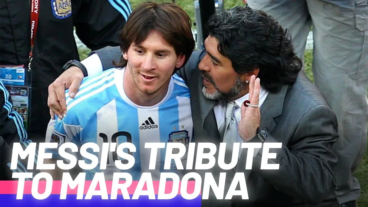 Lionel Messi’s moving tribute to Diego Maradona | Oh My Goal