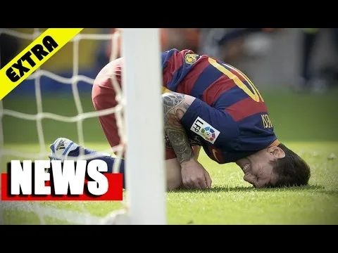 Así fue la lesión de Leo Messi (Rotura de Ligamento) |