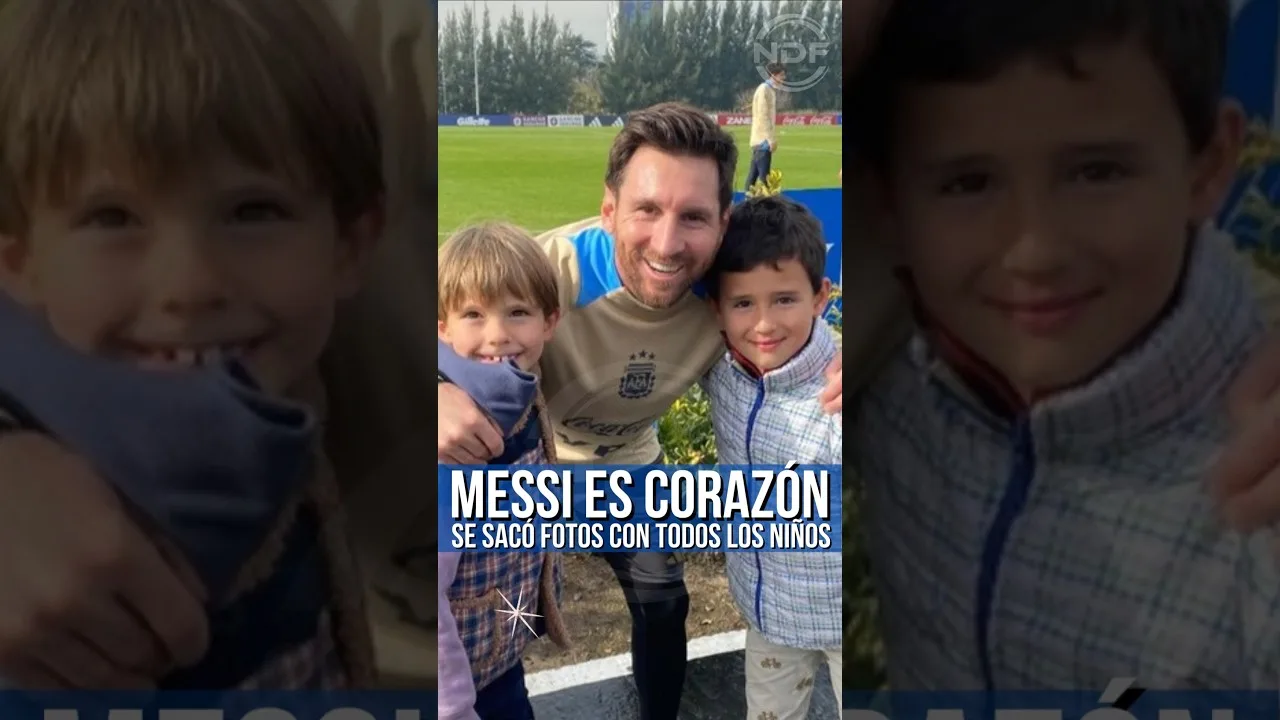Leo Messi a reçu des fans lors de sa journée libre 😍