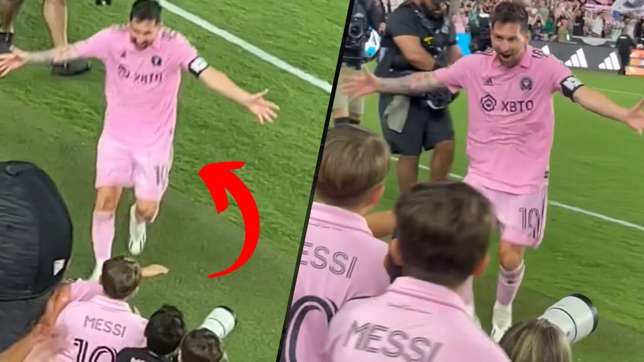 Messi 🤗 The Moment of Hugs #messi