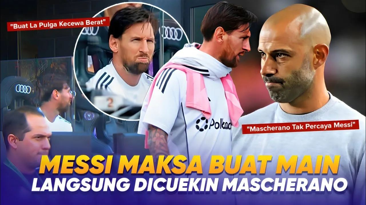 Je ne crois pas Messi ?? Mascherano a ouvert sa voix après avoir rejeté le jeu Leo Messi quand VS Charlotte