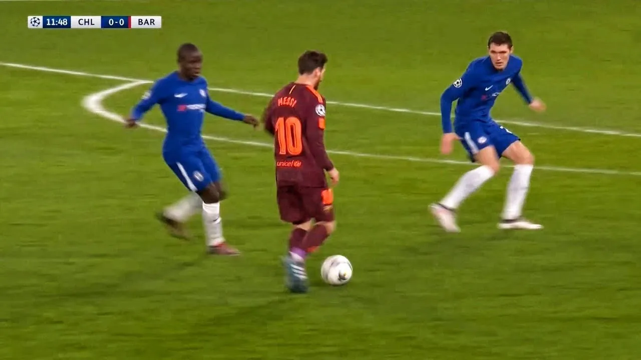 Lionel Messi vs Chelsea (Away) UCL 2017/18 HD 1080i (English