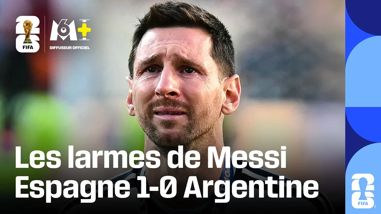 Coupe du monde 2026 : LIONEL MESSI EN LARMES lors de la cérémonie de remise du trophée à l’Espagne