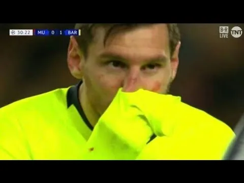 Chris Smalling Cleans Out Lionel Messi Leaving Him Full Of