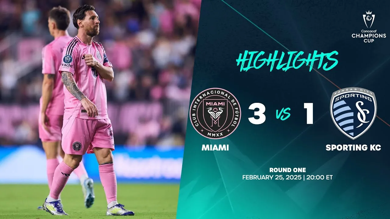 Inter Miami vs Sporting KC | 2025 CONCACAF Champions Cup | Premier tour