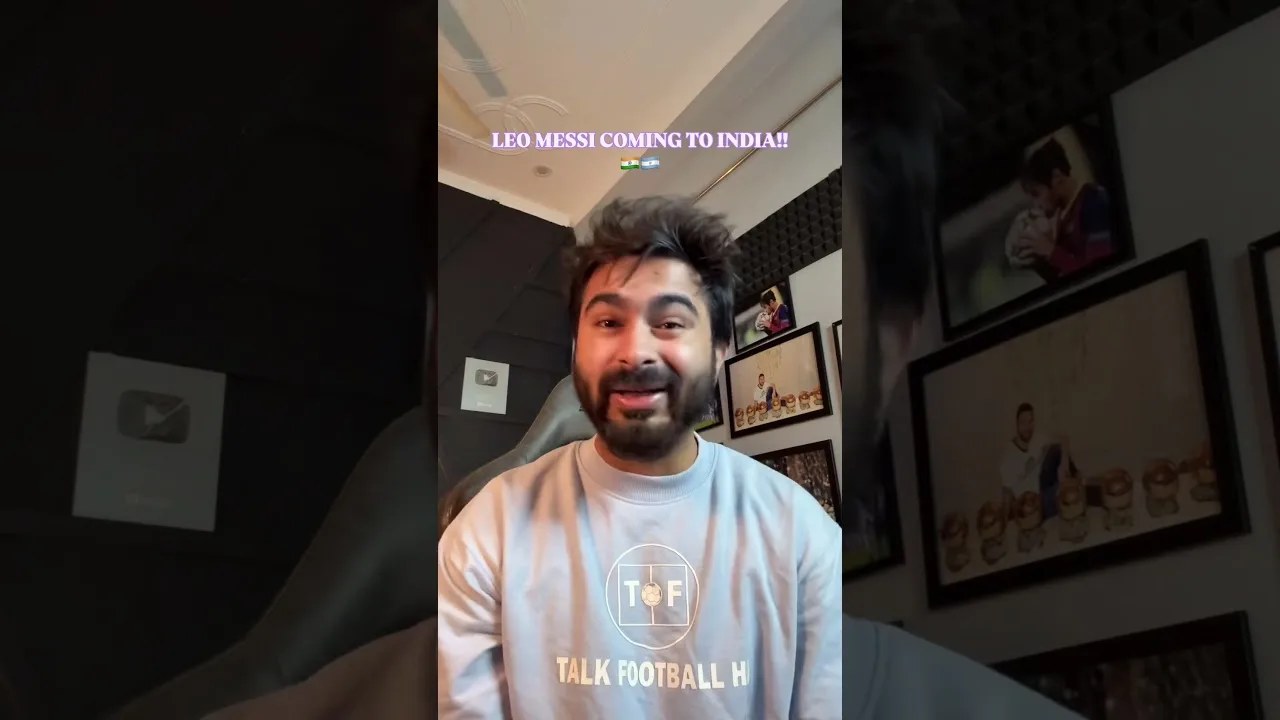 Leo Messi is Coming to India. Hoping to see you all there #shorts
