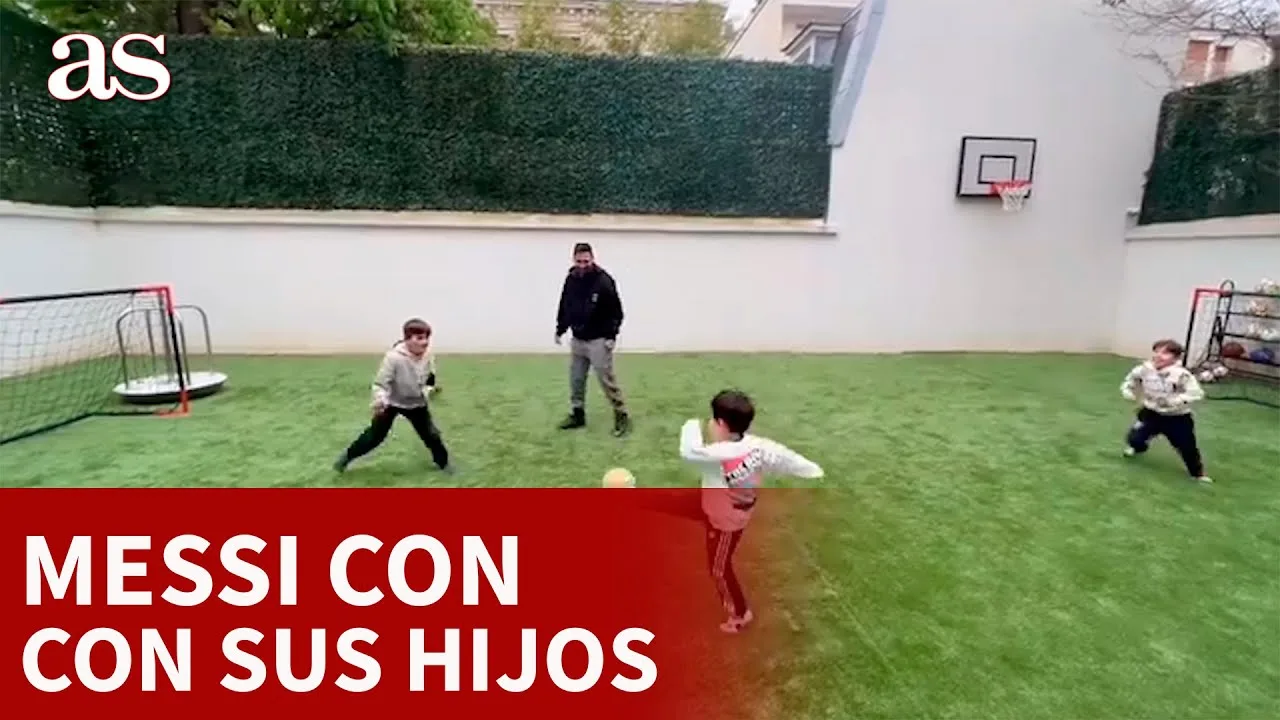 Cuando Leo Messi no deja ni ganar a sus hijos: atentos a la
