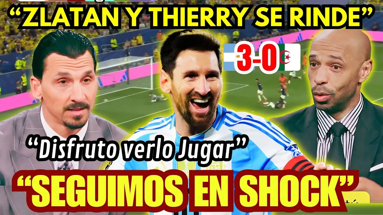 PRESSE ANGLAISE, Thierry Henry et Zlatan Ibrahimović se rendent à Lionel Messi après un TRICK DU HAT