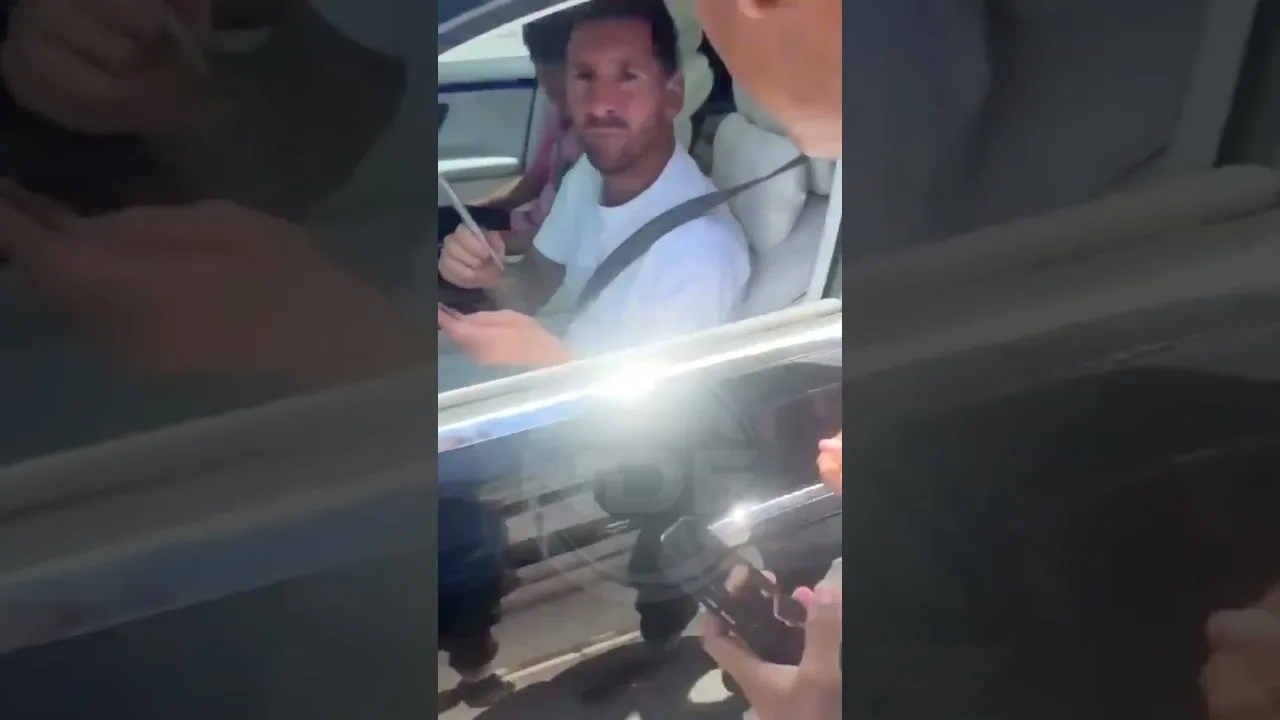 Le drôle de moment que Leo Messi a vécu avec un fan 😂 #leomessi #messi #miami