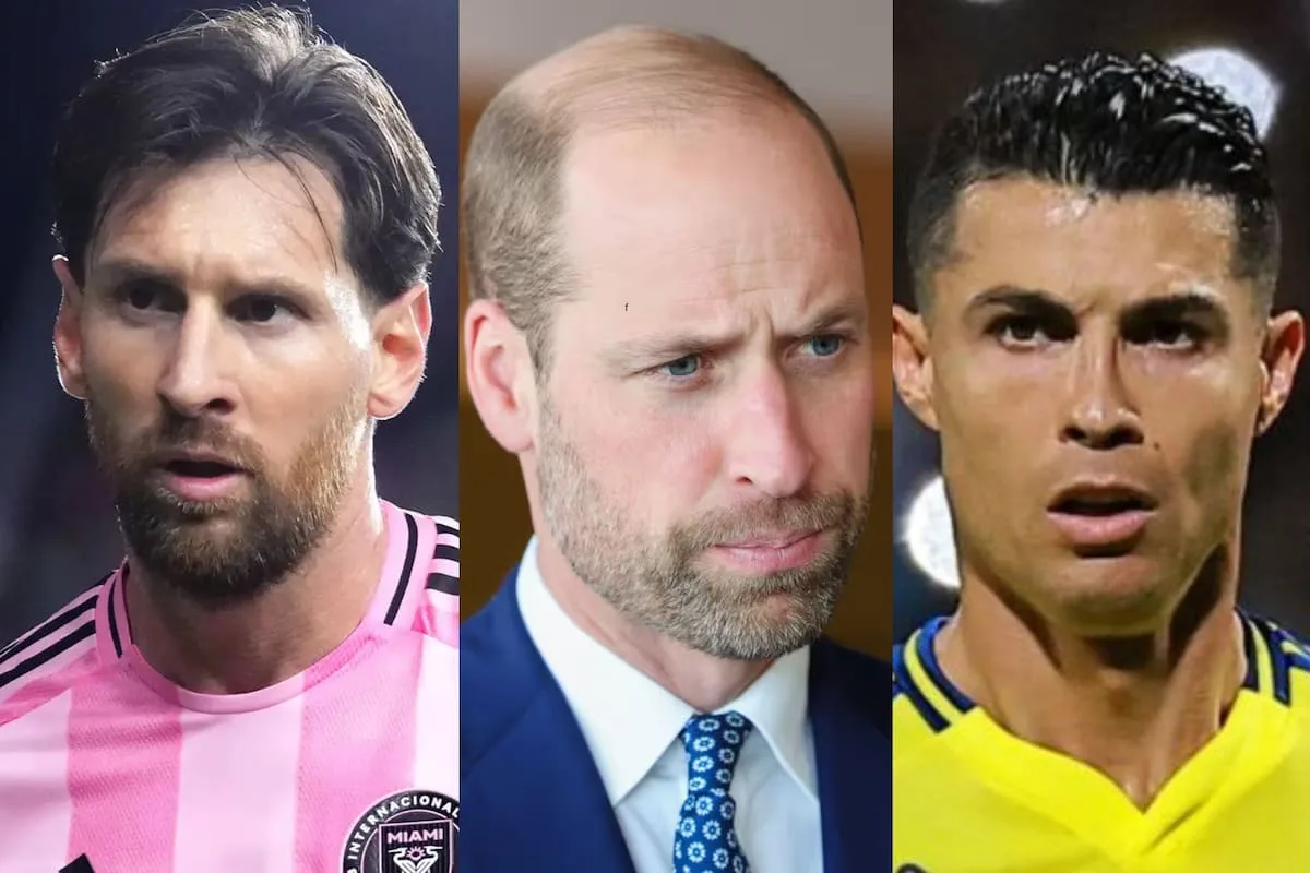 Le prince William a choisi son footballeur préféré entre Lionel Messi et Cristiano Ronaldo