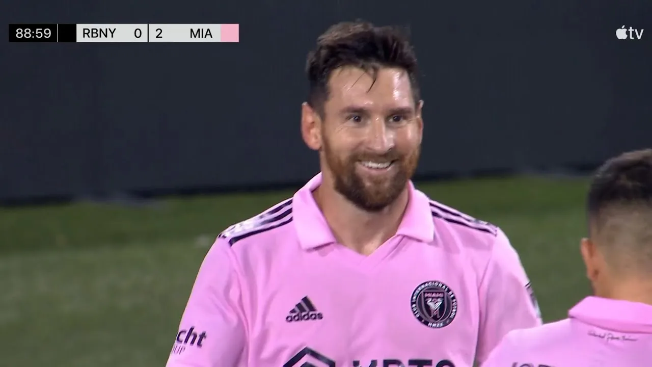 Lionel Messi Crazy Goal vs NY Red Bulls ! HOW did he see him