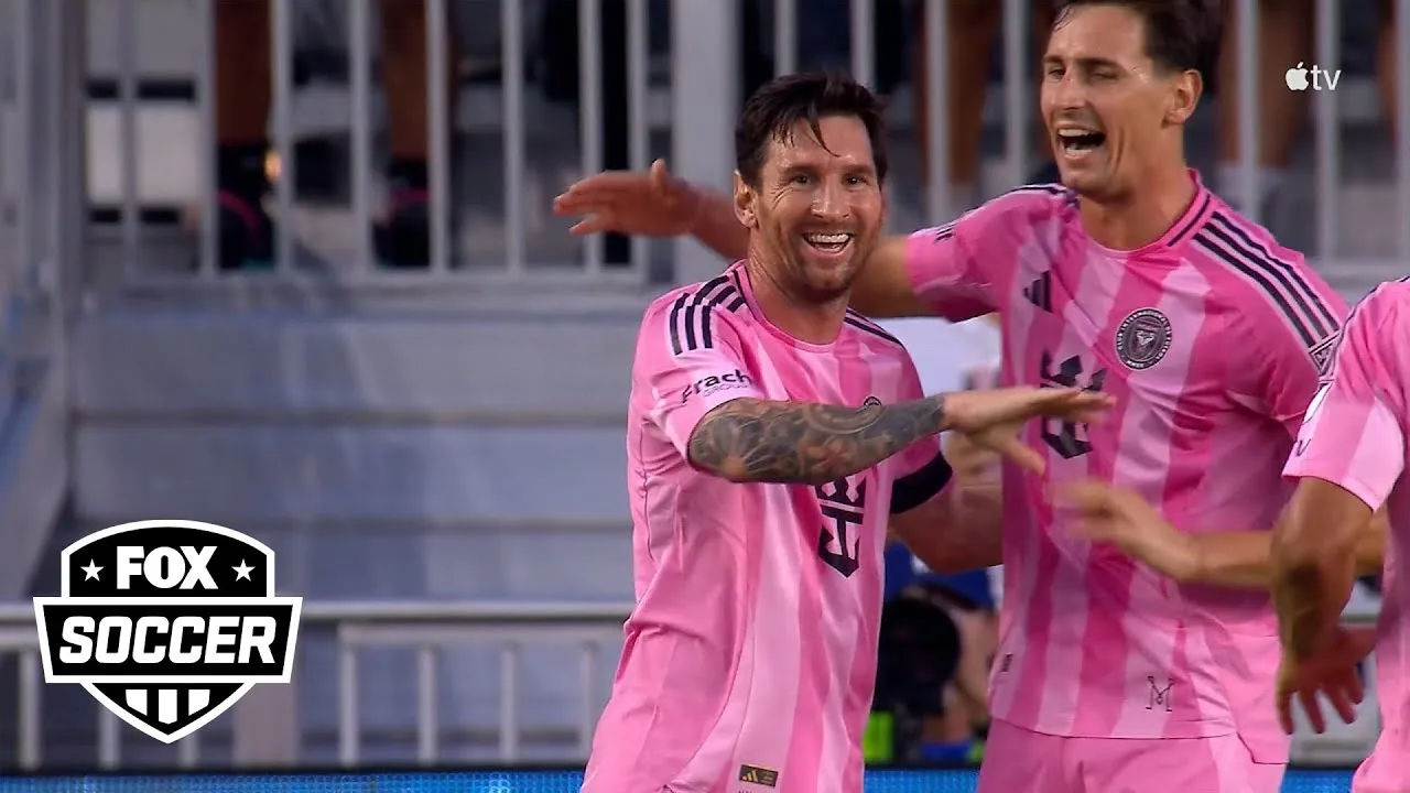 Lionel Messi marque deux buts ⚽️⚽️ dans la première mi-temps d’Inter Miami contre Columbus