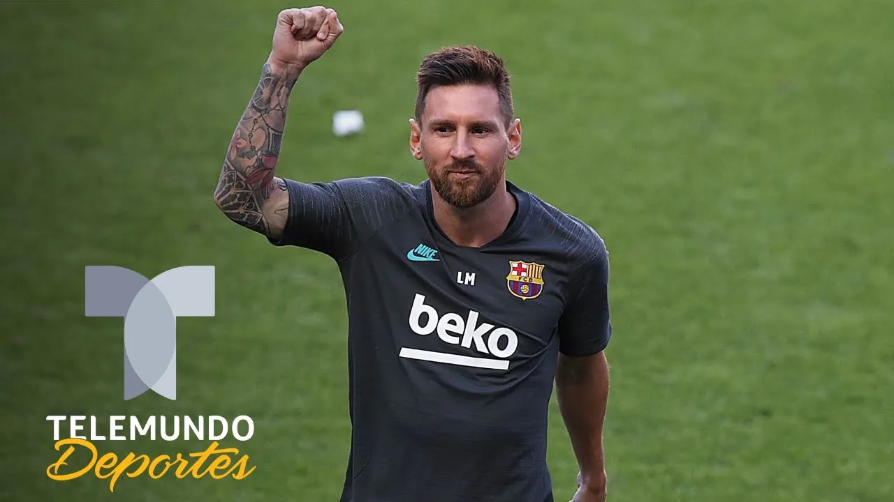 La razón por la que Lionel Messi entrenará con el Barcelona