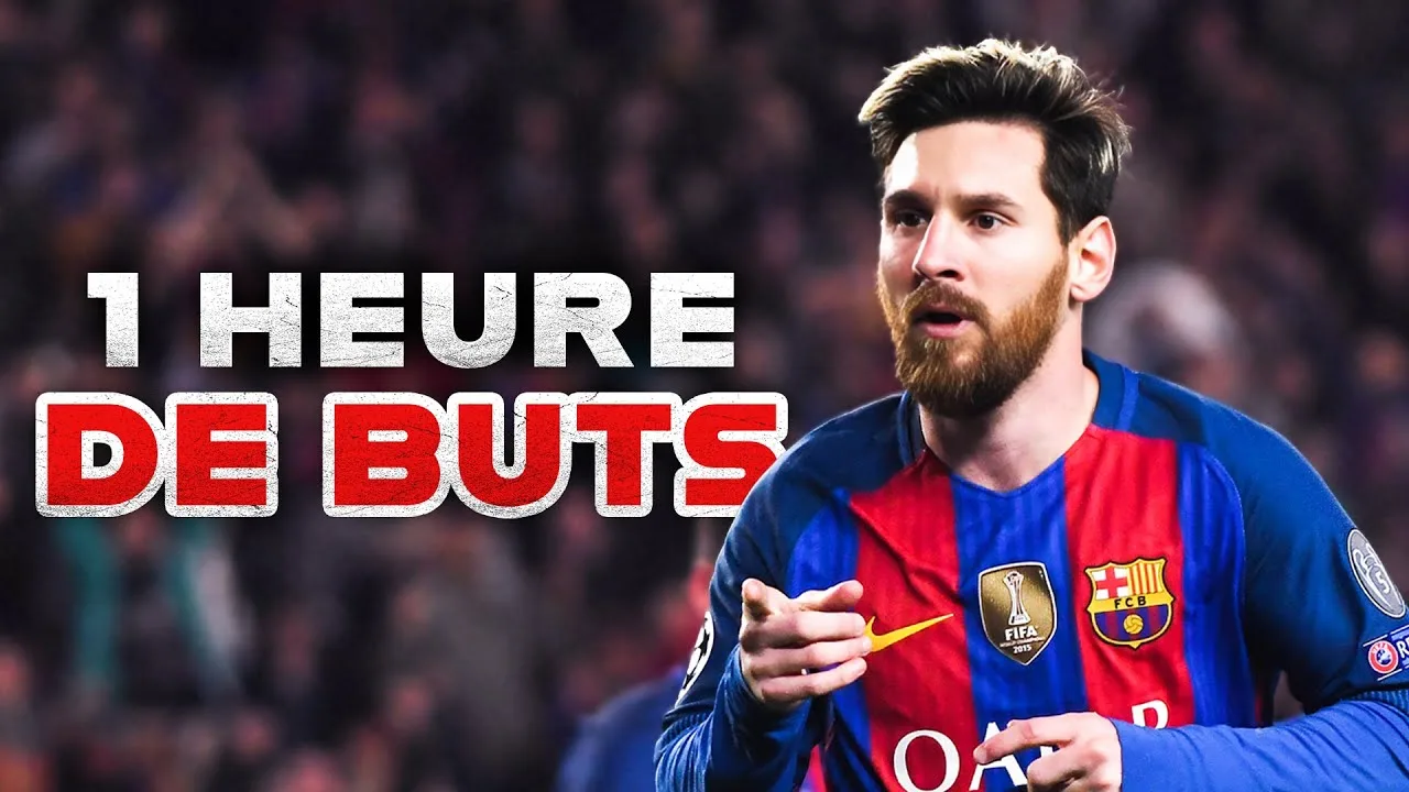 1H de buts de Lionel MESSI avec le BARCA
