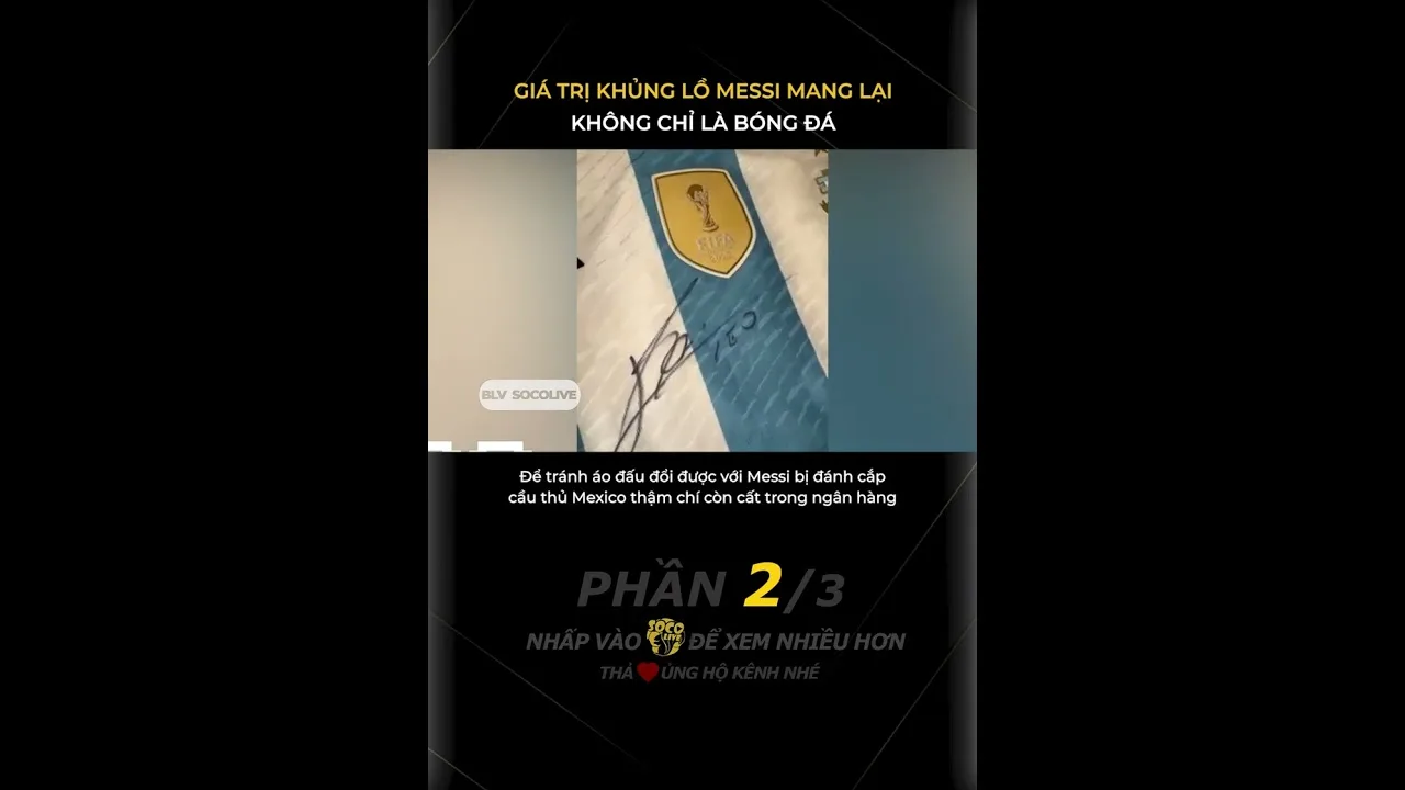 « BẢO VẬT » LIONEL MESSI #socolive #messi